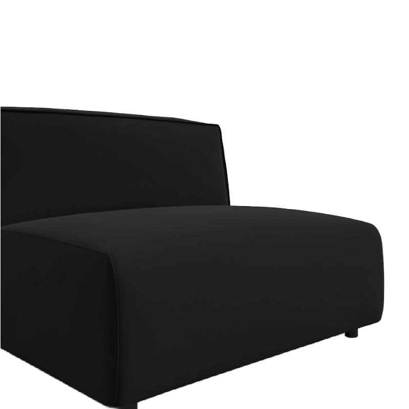 Left Angled Close Up View Of The Arya Outdoor Armless Seat In Arcadia Color