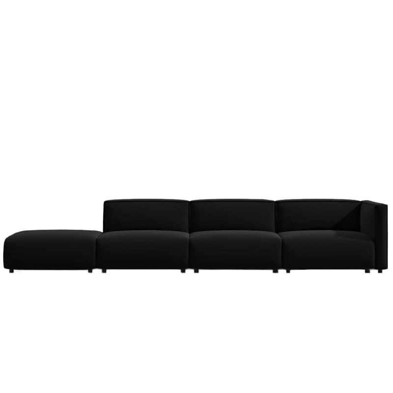 Front Facing View Of The Arya Outdoor Modular Left Sectional Sofa In Arcadia Color