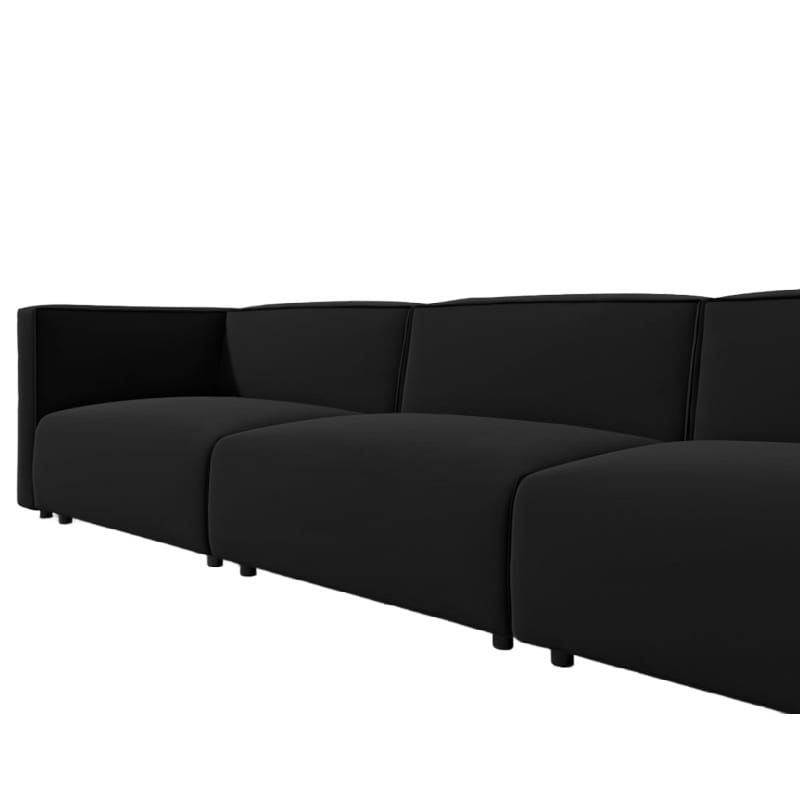 Close Up Of The Arya Outdoor Modular Right Sectional Sofa In Arcadia Color
