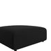 Close Up Angled View Of The Arya Outdoor Modular Ottoman In Arcadia Color
