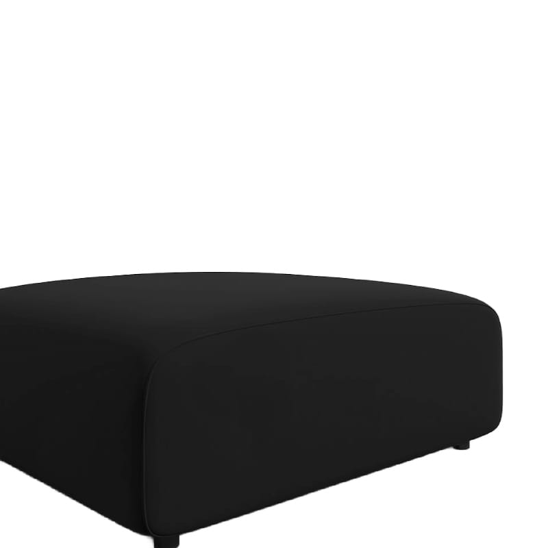 Close Up Angled View Of The Arya Outdoor Modular Ottoman In Arcadia Color