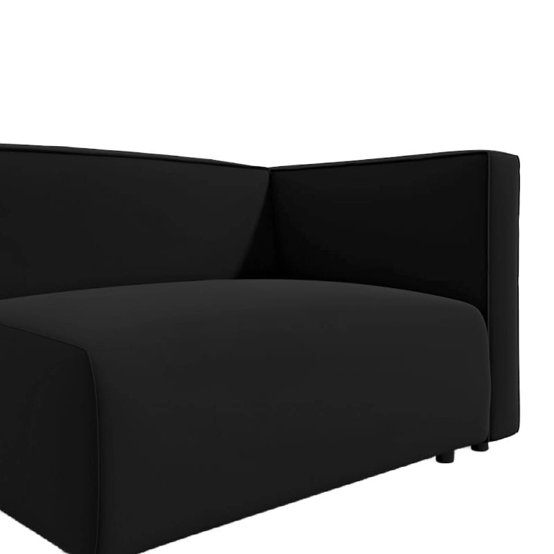Close Up View Of The Arya Outdoor Right Arm Modular Seat In Arcadia Color