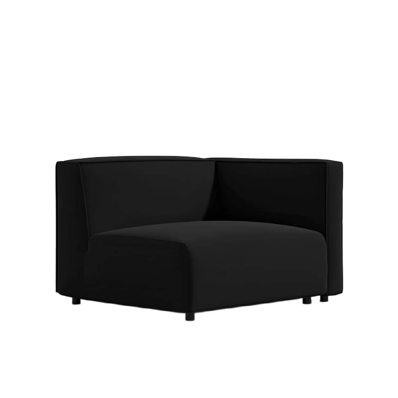 Angle View Of The Arya Outdoor Right Arm Modular Seat In Arcadia Color