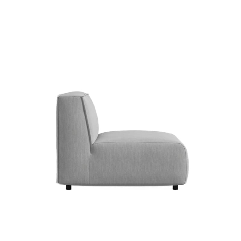 Side View Of The Arya Outdoor Armless Seat In Encino Color