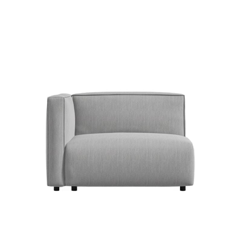 Front Facing View of The Arya Outdoor Left Arm Modular Seat In Encino Color