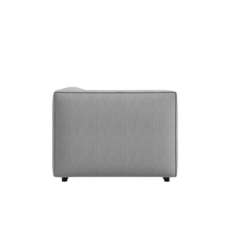 Side View of The Arya Outdoor Left Arm Modular Seat In Encino Color