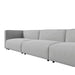 Close Up Of The Arya Outdoor Modular Right Sectional Sofa In Encino Color