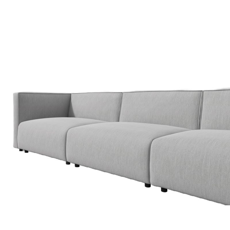 Close Up Of The Arya Outdoor Modular Right Sectional Sofa In Encino Color