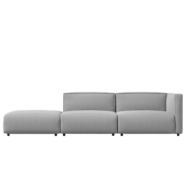 Front Facing View Of The Arya Outdoor Modular Sofa with Left Open End In Encino Color