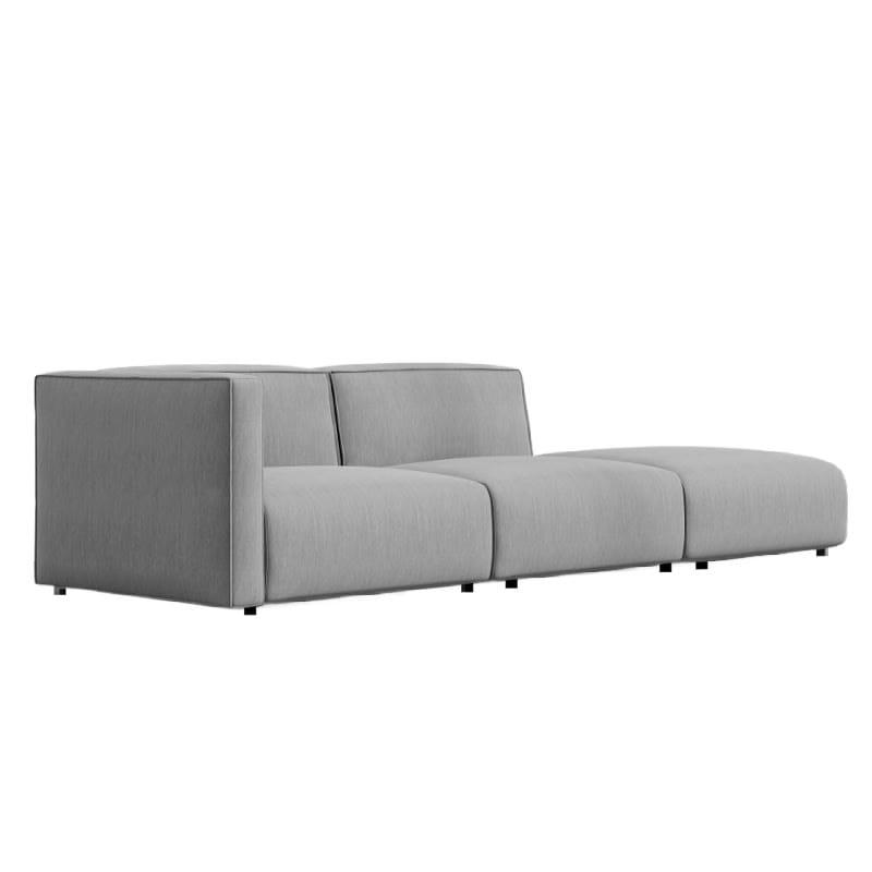 Angle View Of The Arya Outdoor Modular Sofa with Right Open End In Encino Color