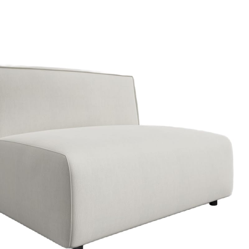Left Angled Close Up View Of The Arya Outdoor Armless Seat In Palisades Color