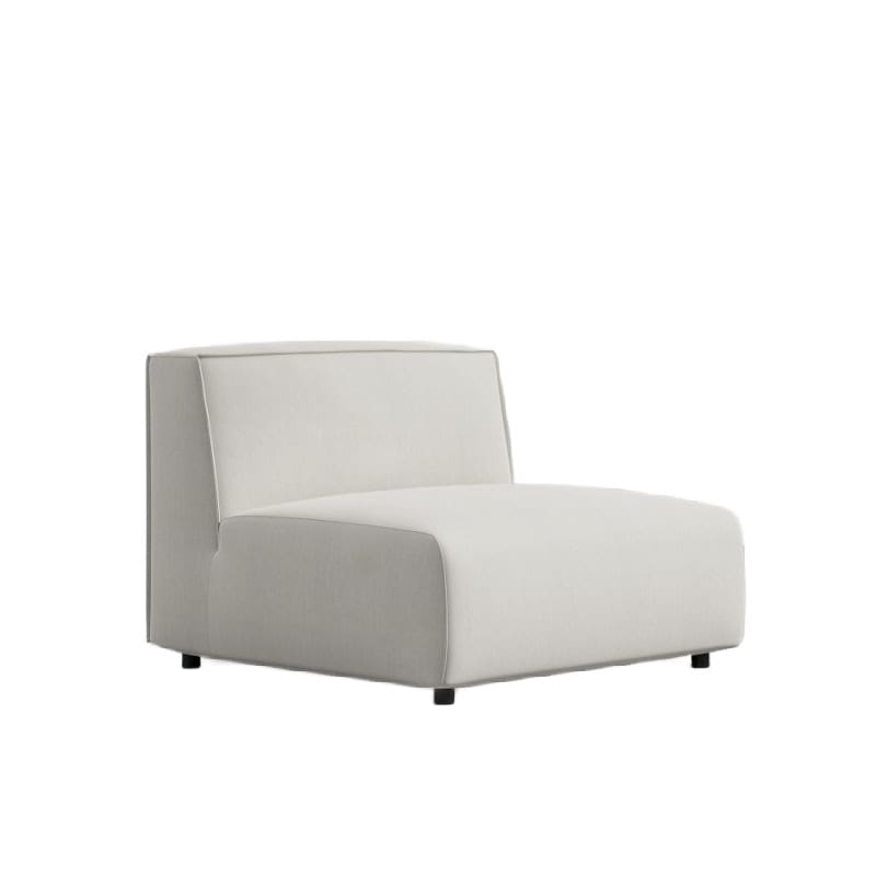 View Of The Arya Outdoor Armless Seat In Palisades Color On An Angle