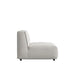 Side View Of The Arya Outdoor Armless Seat In Palisades Color