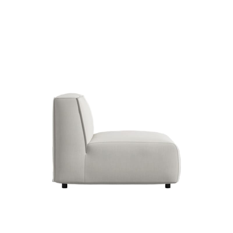 Side View Of The Arya Outdoor Armless Seat In Palisades Color