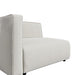 Close Up Left Angle View of The Arya Outdoor Left Arm Modular Seat In Palisades Color