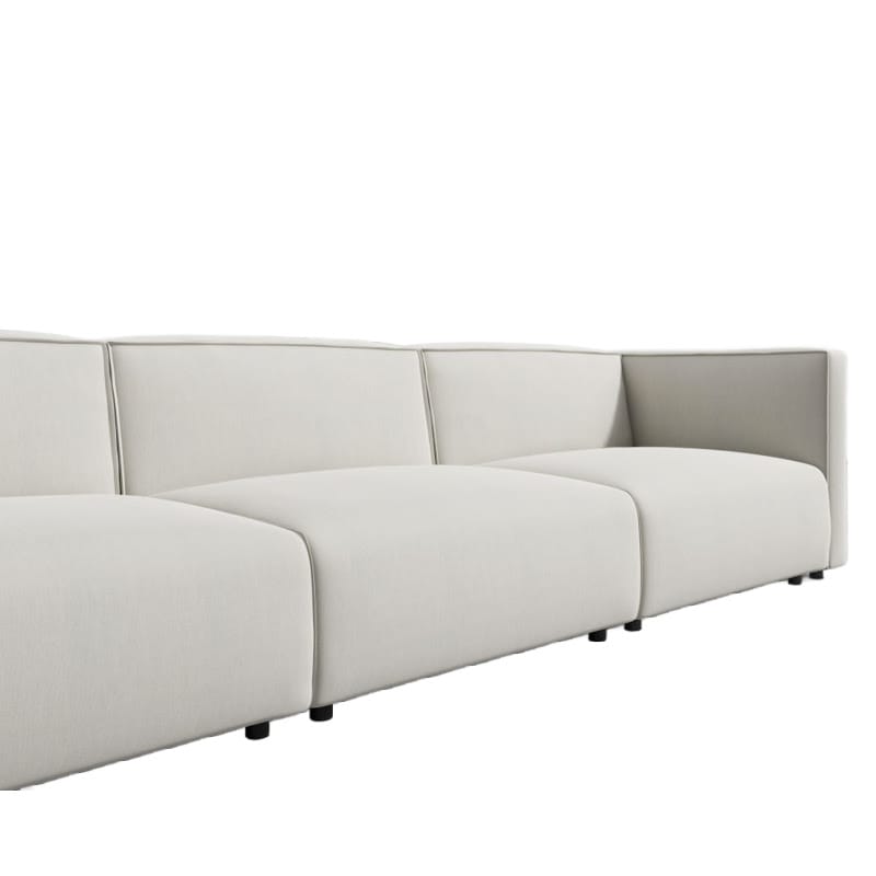 Close Up Angled View Of The Arya Outdoor Modular Left Sectional Sofa In Palisades Color