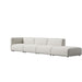 Angled View Of The Arya Outdoor Modular Right Sectional Sofa In Palisades Color