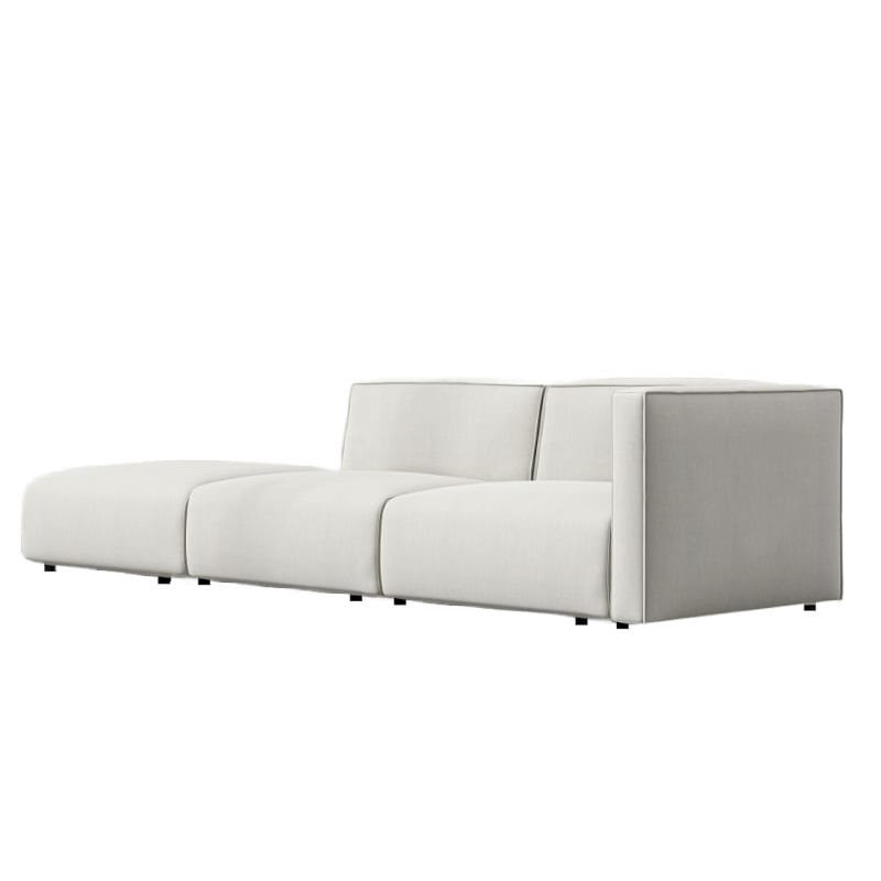 Angle View Of The Arya Outdoor Modular Sofa with Left Open End In Palisades Color