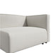 Close Up View Of The Arya Outdoor Right Arm Modular Seat In Palisades Color