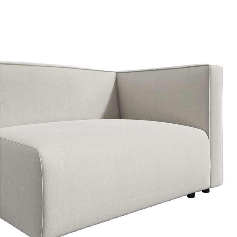 Close Up View Of The Arya Outdoor Right Arm Modular Seat In Palisades Color