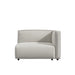 Front Facing View Of The Arya Outdoor Right Arm Modular Seat In Palisades Color