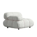 Angled Side View of The Belia Left Arm Modular Sectional Piece With Alesund Fabric