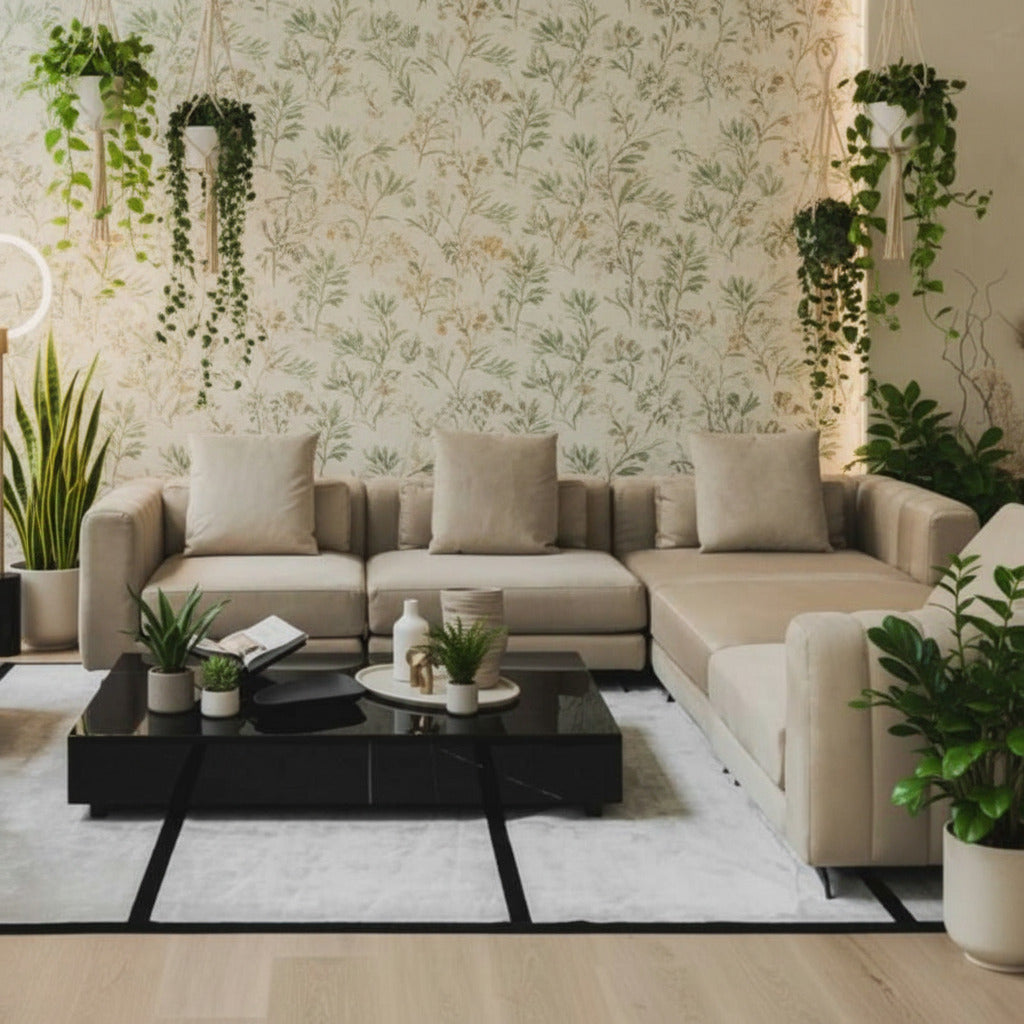 The Berlin Modular Sectional Sofa in a Living Room