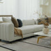 Angled View of The Berlin Sectional Sofa in Alesund Color and Fabric in a Living Room
