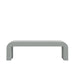 Front Facing View of The Cascadia Coffee Table With Slate Concrete Surface