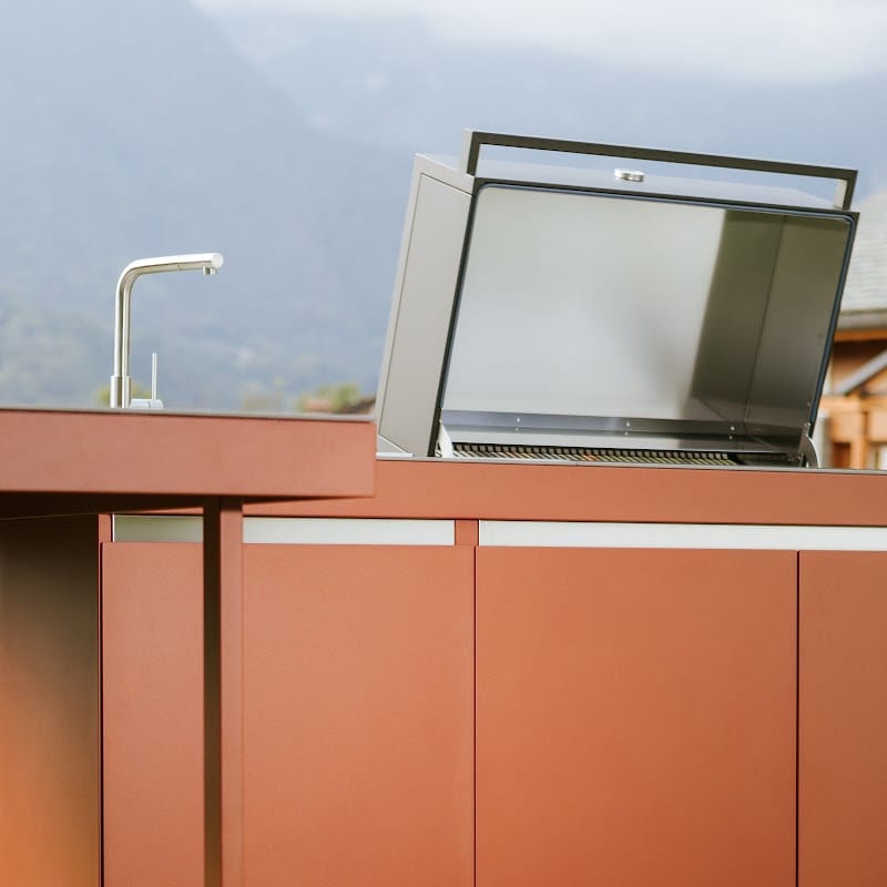 Fogher Agher Sienna Outdoor Kitchen With Recessed Barbecue