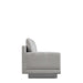 Side View of the Dresden Outdoor Armless Sofa With Armrest in Encino Color