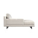 Side View of The Dresden Outdoor Left Chaise with Armrest in Palisades Color