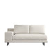 Front Facing View of the Dresden Outdoor Armless Sofa With Armrest in Palisades Color