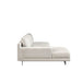 Side View of the Dresden Outdoor Left Oriented Sectional Sofa In Palisades Color