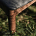 Close Up View of The Elbow Chair Leg