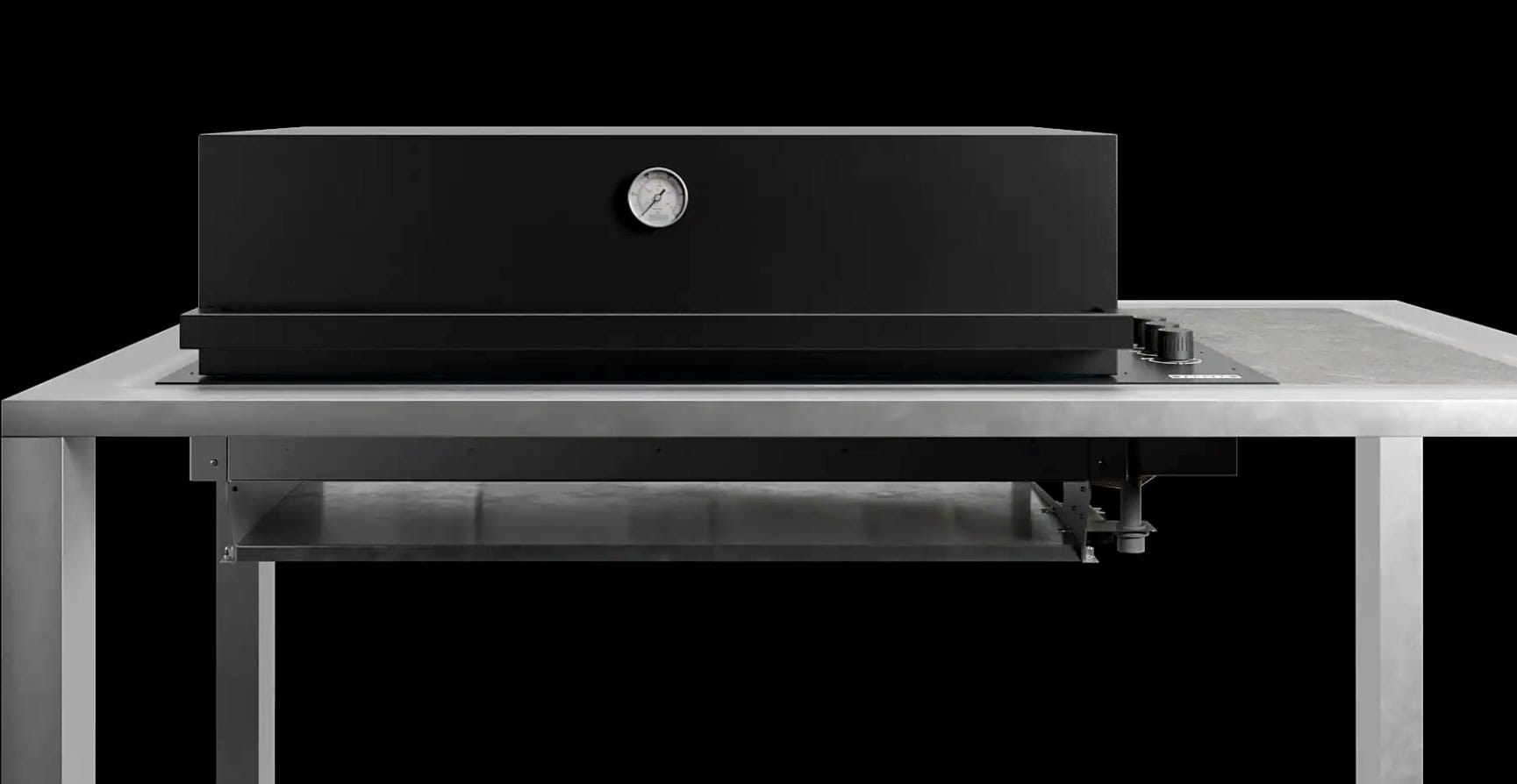 Fogher FGB-FO 1000 Built-In Recessed Barbecue High Top Lid