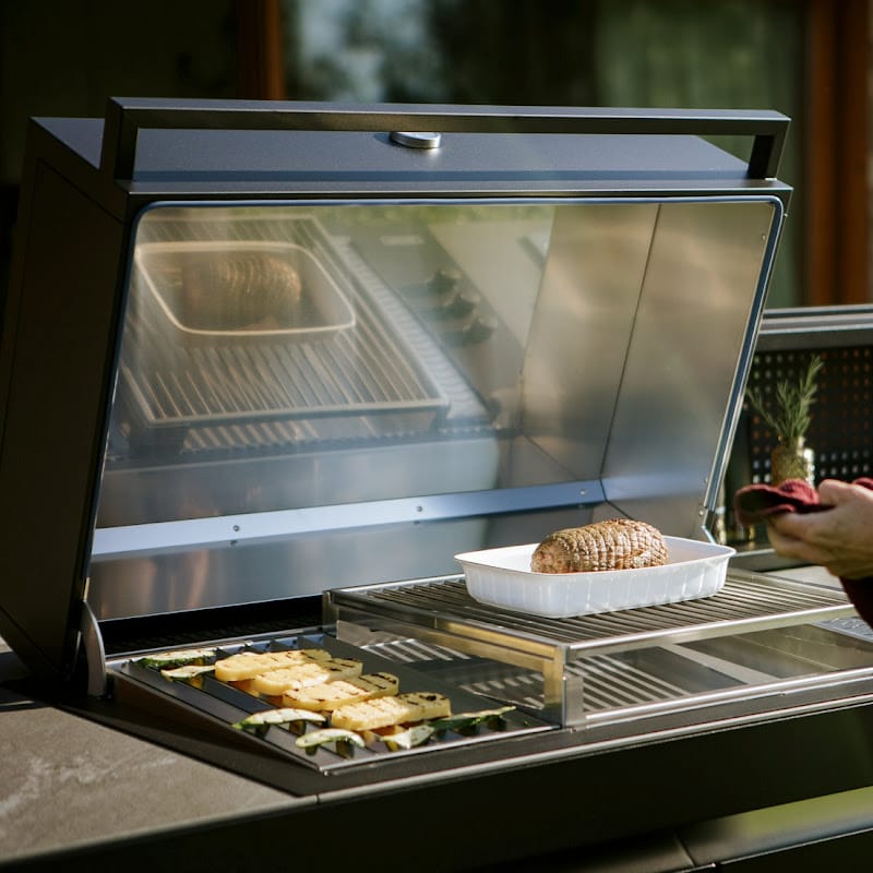 Fogher FGB-FO 1000 Built-In Recessed Barbecue High Top Lid