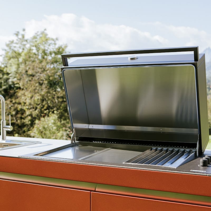 Fogher FGB-FO 1000 Built-In Recessed Barbecue High Top Lid