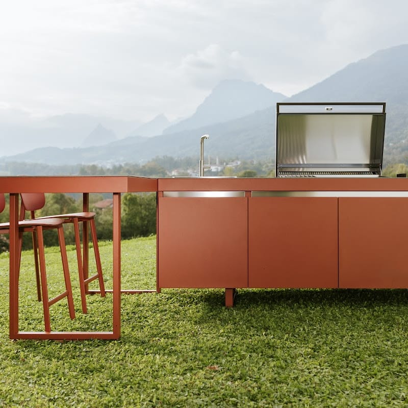 Fogher Agher Sienna Outdoor Kitchen With Recessed Barbecue