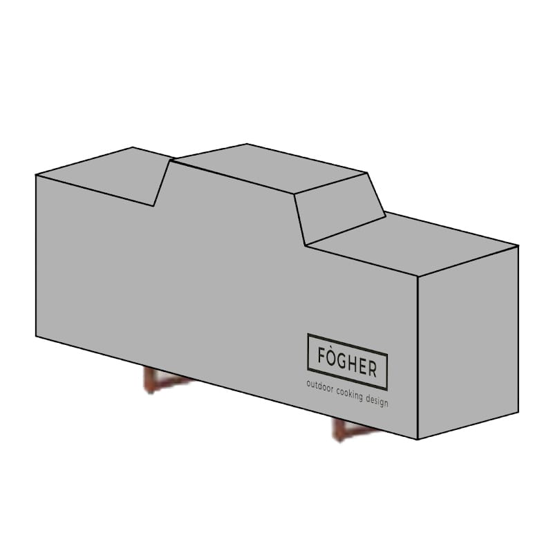 Fogher Agher Outdoor Kitchen Island Cover