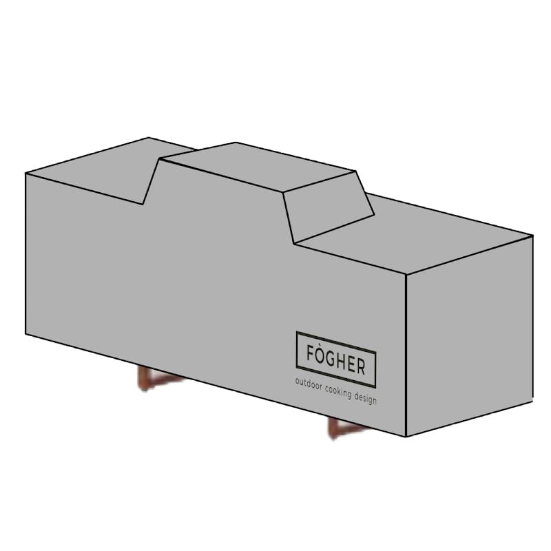 Fogher Agher Outdoor Kitchen Island Cover