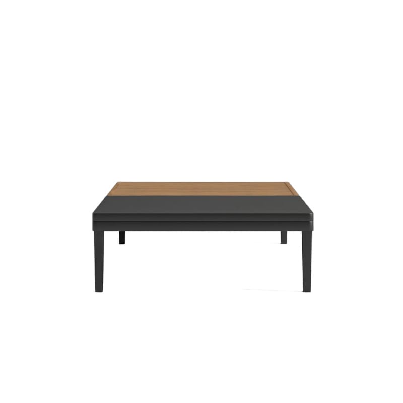 Side View of the Francis Outdoor Rectangular Coffee Table