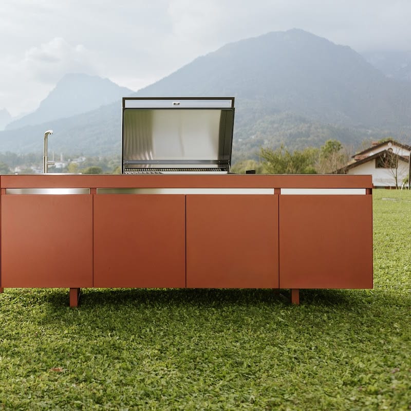 Fogher Agher Sienna Outdoor Kitchen With Recessed Barbecue