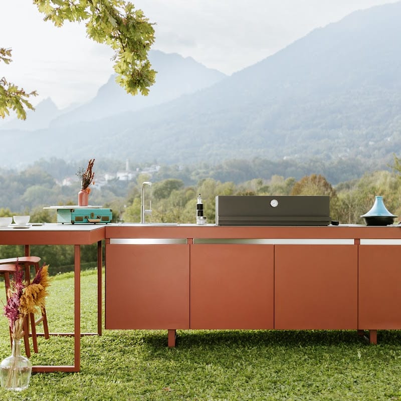 Fogher Agher Sienna Outdoor Kitchen With Recessed Barbecue