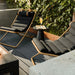 Two Jericho Sling Chairs In Arcadia Color On The Patio