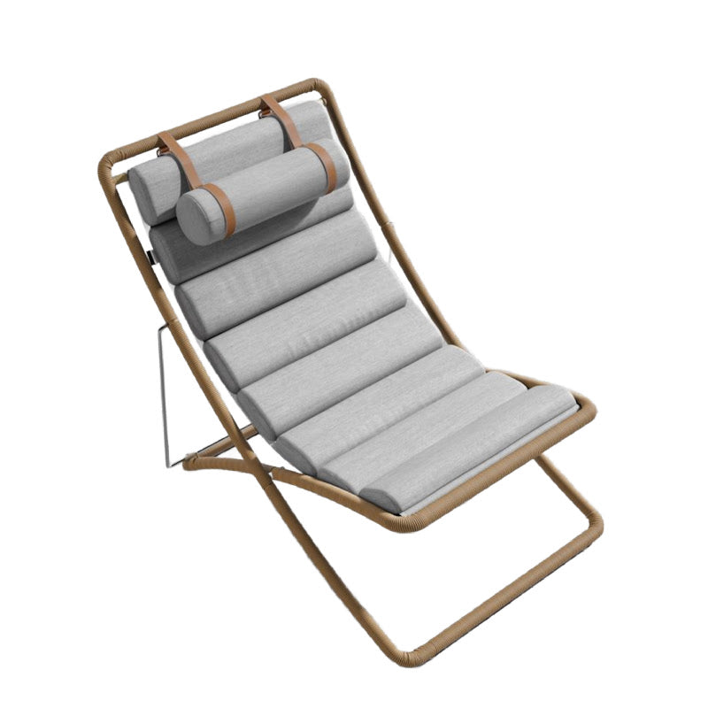 Angled Overhead View of The Jericho Sling Chair In Encino Color