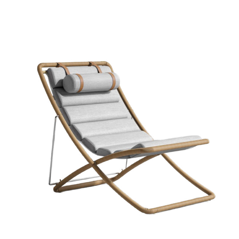 Angled View of The Jericho Sling Chair In Encino Color