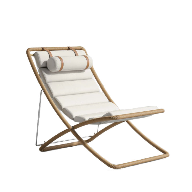 Angled View of The Jericho Sling Chair In Palisades Color