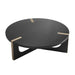 Top View of The Julius Coffee Table in Black Oak Veneer Finish
