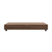 Front Facing View of The Liza Coffee Table With Walnut Veneer Finish